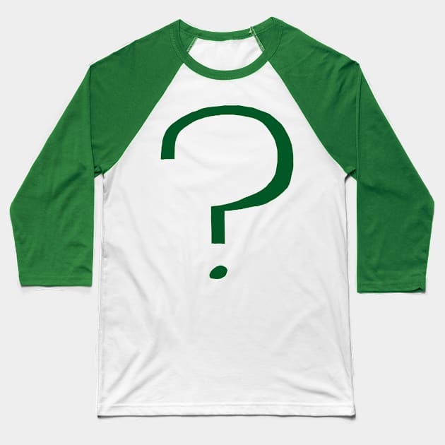 Nygma Baseball T-Shirt by HeatherC